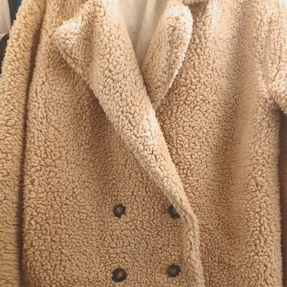 Pink Teddy Coat - Picture 2 of 3